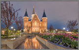 Provo City Center Temple - Rain Path by Robert A Boyd