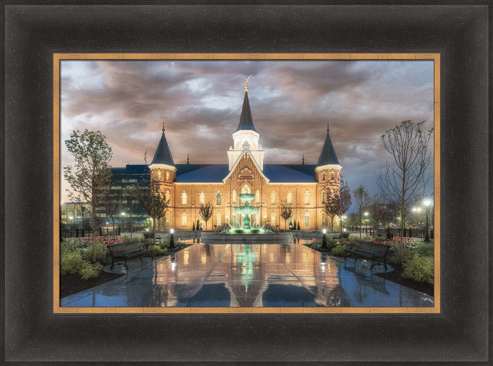 Provo City Center Temple - Chrome Series by Robert A Boyd