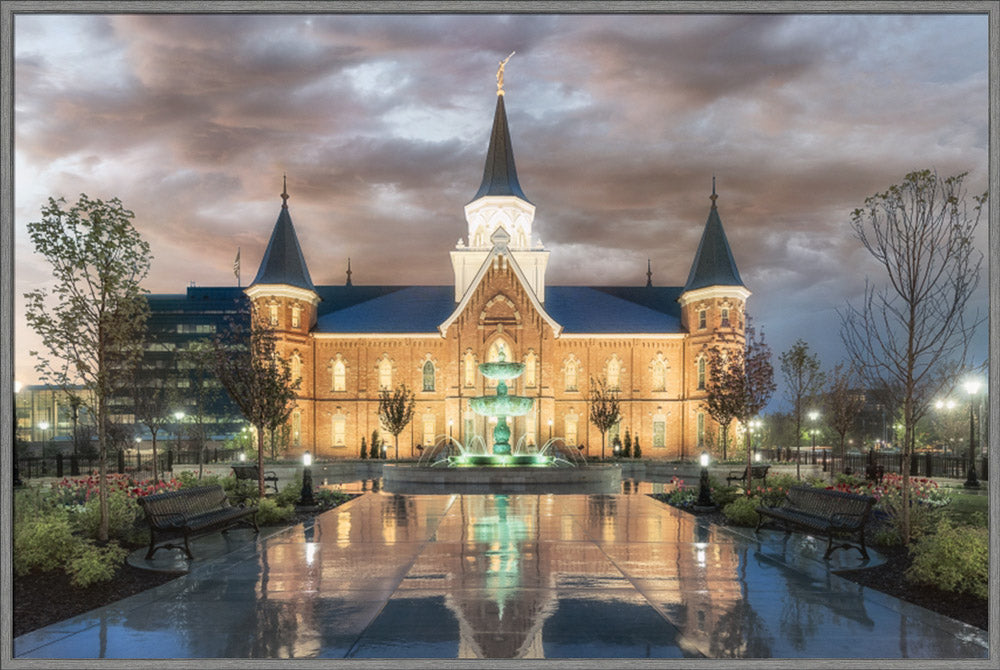 Provo City Center Temple - Chrome Series by Robert A Boyd