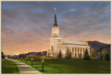 Star Valley Temple - Eventide by Robert A Boyd