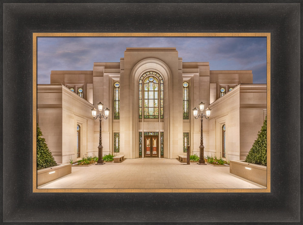 Paris Temple - Art Glass Windows by Robert A Boyd