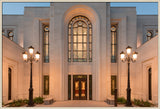 Paris Temple - Main Entrance by Robert A Boyd