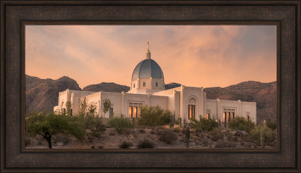 Tucson Temple - Summer Sunset