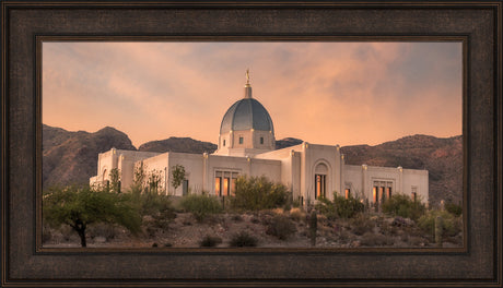 Tucson Temple - Summer Sunset