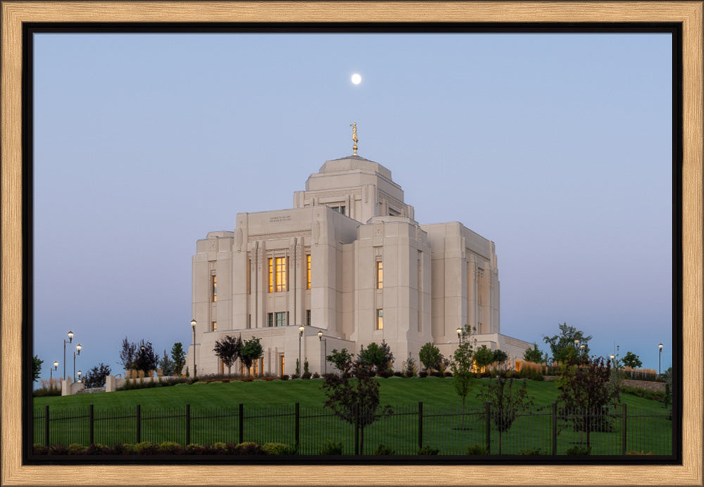 Meridian Temple - At Moonset