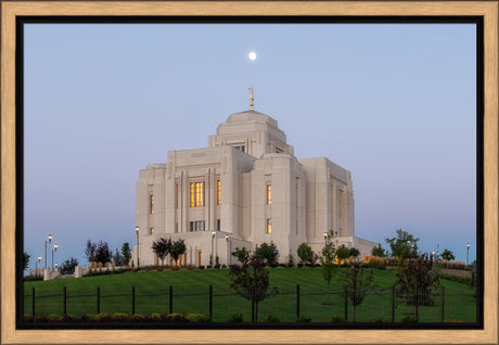 Meridian Temple - At Moonset
