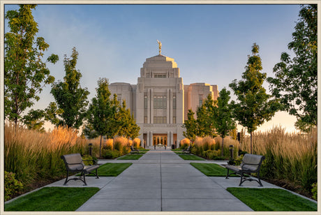 Meridian Temple - Morning Light by Robert A Boyd