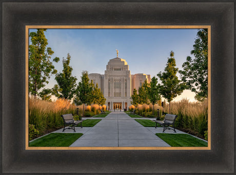 Meridian Temple - Morning Light by Robert A Boyd