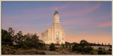 Cedar City Temple - Junipers by Robert A Boyd