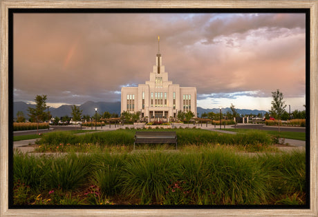 Saratoga Springs - Promised Blessings - framed giclee canvas