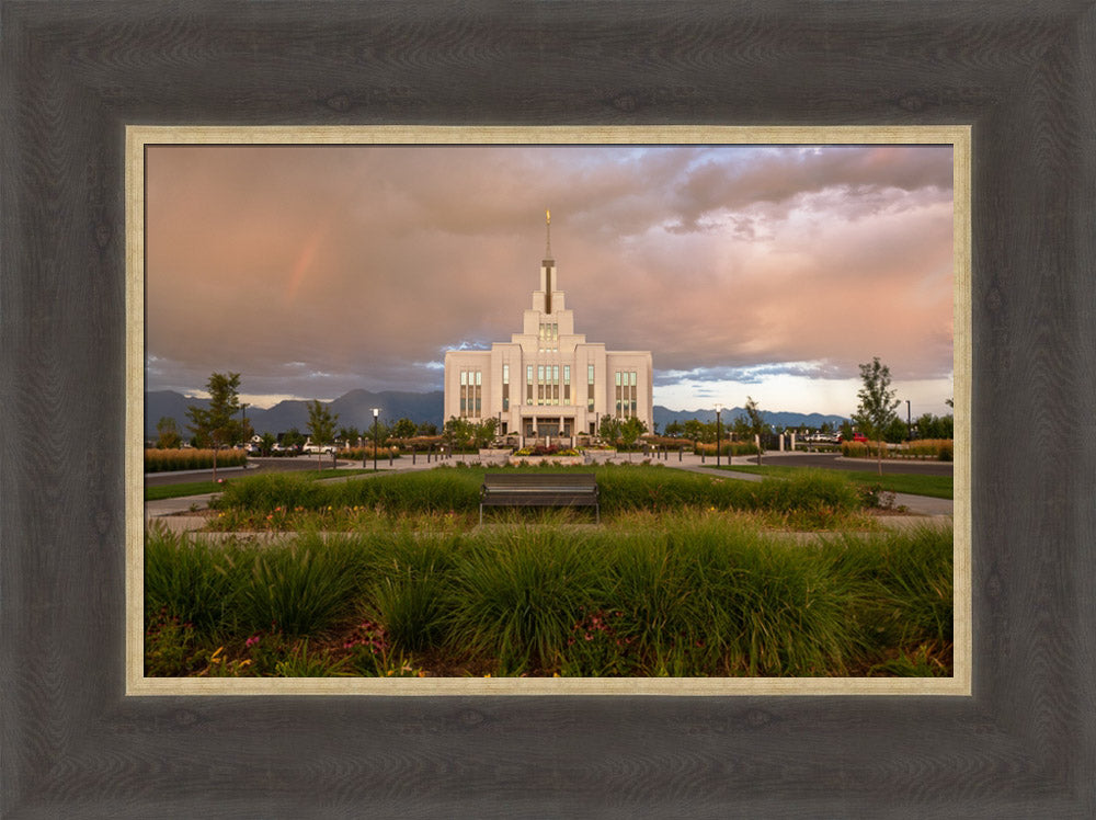 Saratoga Springs - Promised Blessings - framed giclee canvas