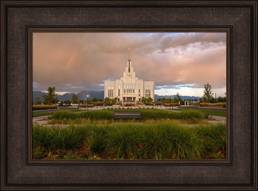 Saratoga Springs - Promised Blessings - framed giclee canvas