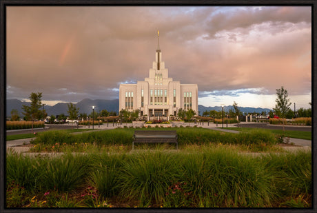 Saratoga Springs - Promised Blessings - framed giclee canvas