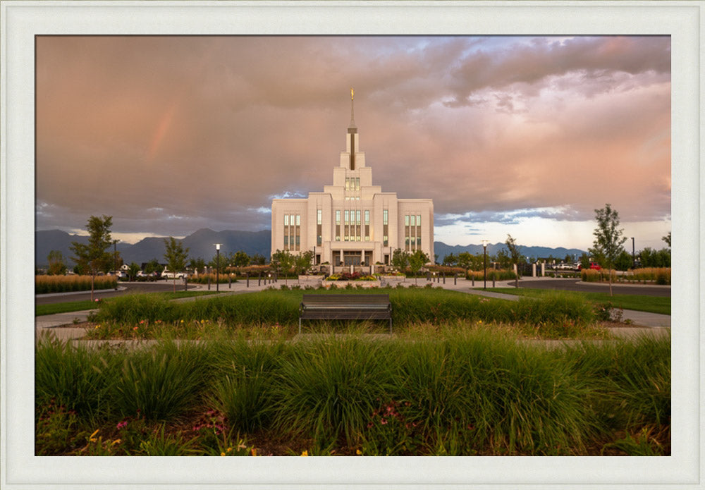 Saratoga Springs - Promised Blessings - framed giclee canvas