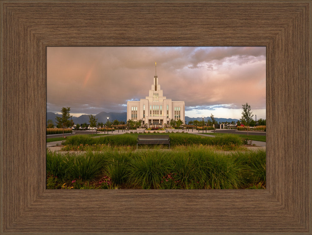 Saratoga Springs - Promised Blessings - framed giclee canvas