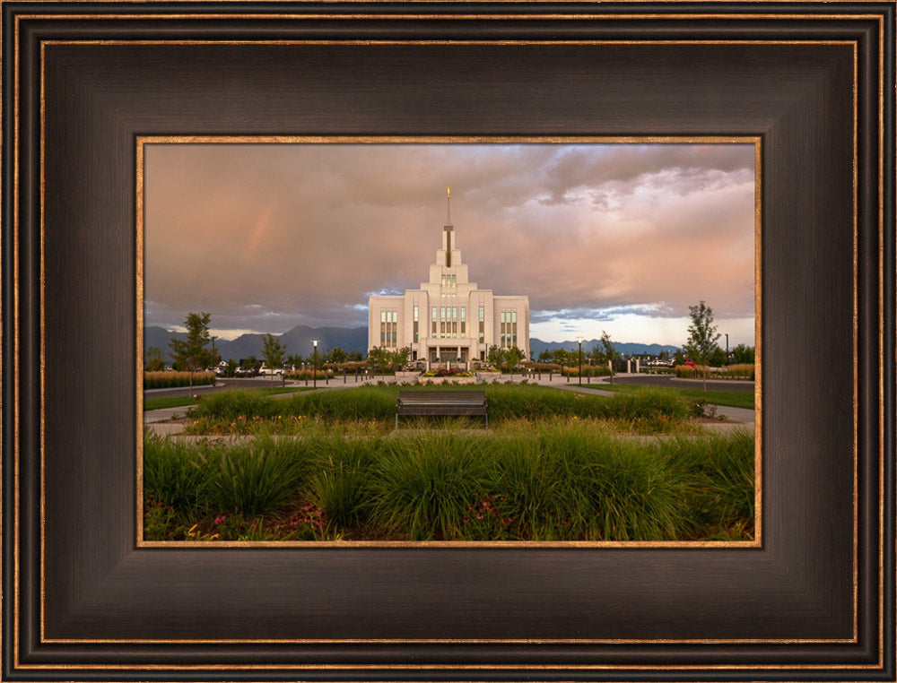 Saratoga Springs - Promised Blessings - framed giclee canvas