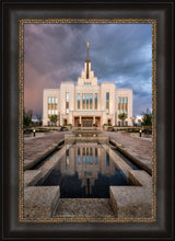 Saratoga Springs Temple - Ponder - framed giclee canvas