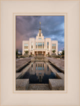 Saratoga Springs Temple - Ponder - framed giclee canvas