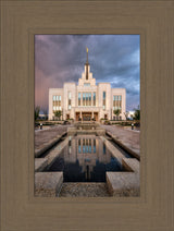 Saratoga Springs Temple - Ponder - framed giclee canvas