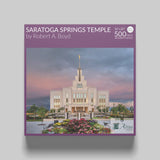 Saratoga Springs Temple 16x20 jigsaw puzzle 500 pieces
