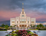 Saratoga Springs Temple - Garden Sunset