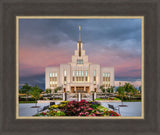 Saratoga Springs Temple - Garden Sunset