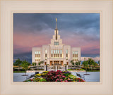 Saratoga Springs Temple - Garden Sunset