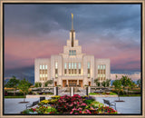 Saratoga Springs Temple - Garden Sunset