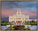 Saratoga Springs Temple - Garden Sunset