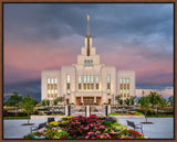 Saratoga Springs Temple - Garden Sunset