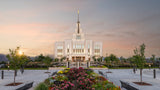 The Saratoga Springs Temple.
