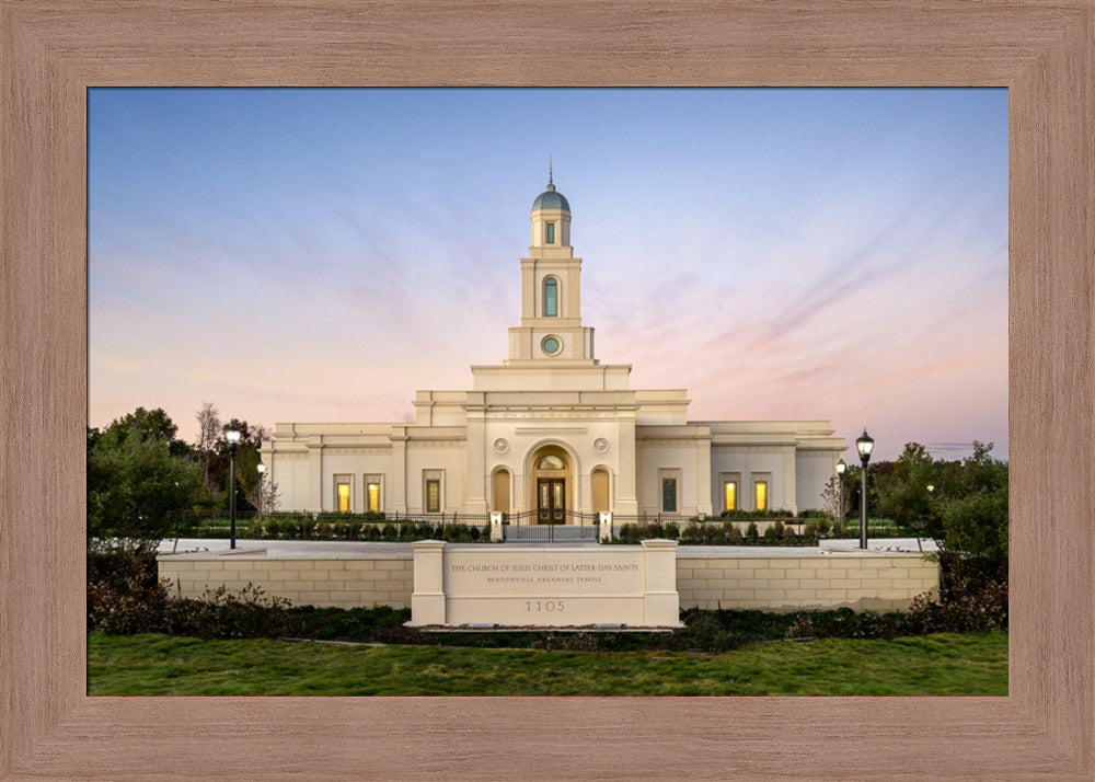 Bentonville Arkansas Temple- Morning Light