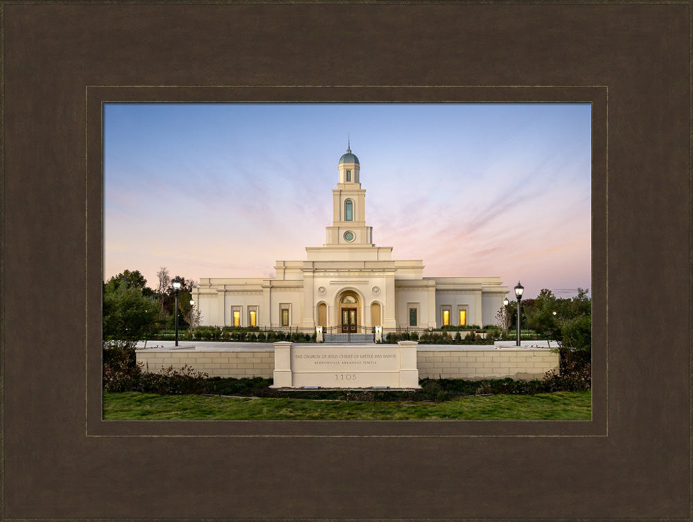 Bentonville Arkansas Temple- Morning Light