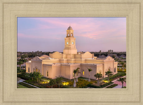 McAllen Temple- Hope - framed giclee canvas