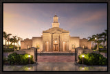 McAllen Temple- Covenant Path - framed giclee canvas