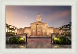 McAllen Temple- Covenant Path - framed giclee canvas