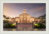 McAllen Temple- Covenant Path - framed giclee canvas