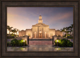 McAllen Temple- Covenant Path - framed giclee canvas