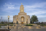 Feather River California Temple - Covenant Path Series 12x18 repositionable poster