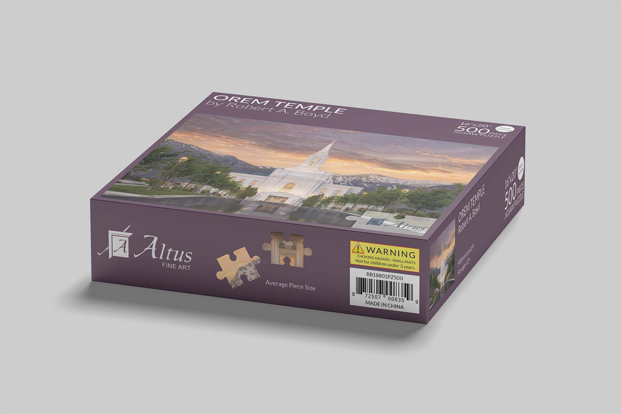 Orem Temple 16x20 jigsaw puzzle 500 pieces