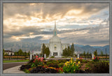 Orem Temple- Tranquility - framed giclee canvas