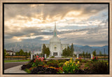 Orem Temple- Tranquility - framed giclee canvas