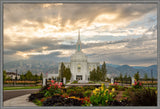 Orem Temple- Tranquility - framed giclee canvas