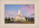 Orem Temple- Clarity - framed giclee canvas