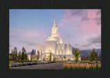 Orem Temple- Clarity - framed giclee canvas