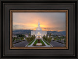 Orem Temple - Brightly Beams - framed giclee canvas