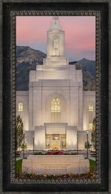 Orem Temple - Mighty Fortress - framed giclee canvas