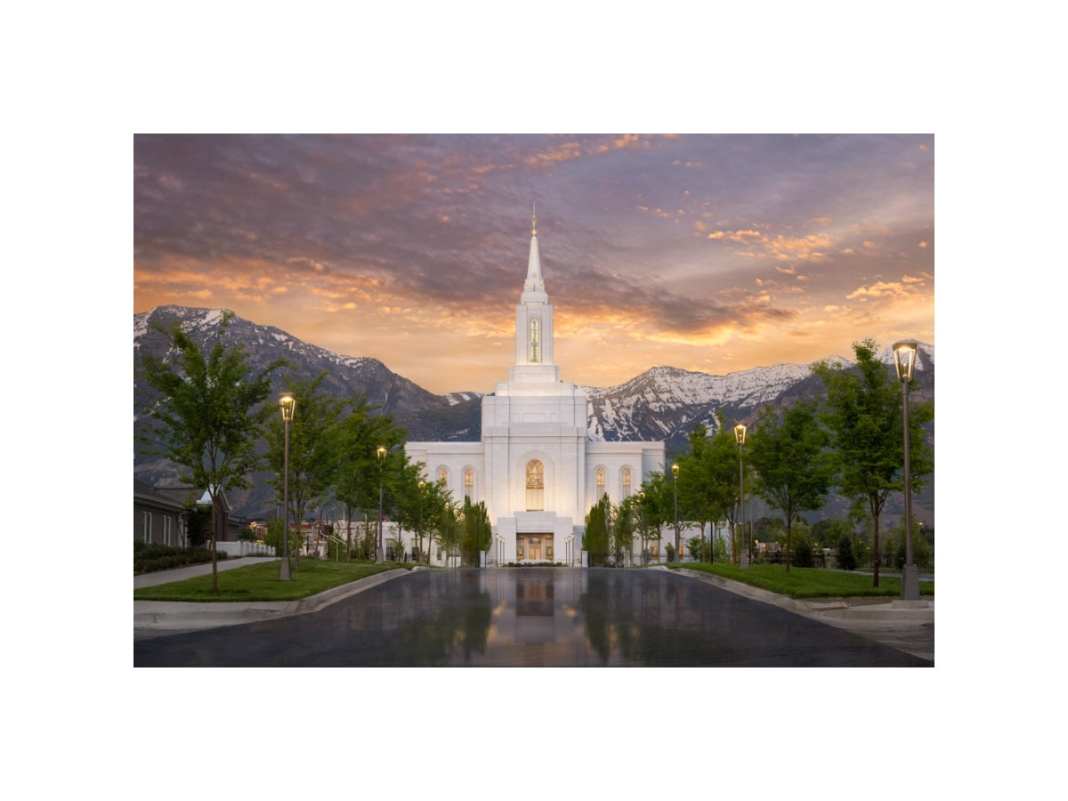 Orem Temple - Sunrise