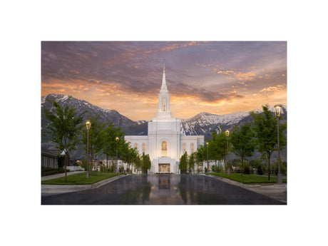 Orem Temple - Sunrise