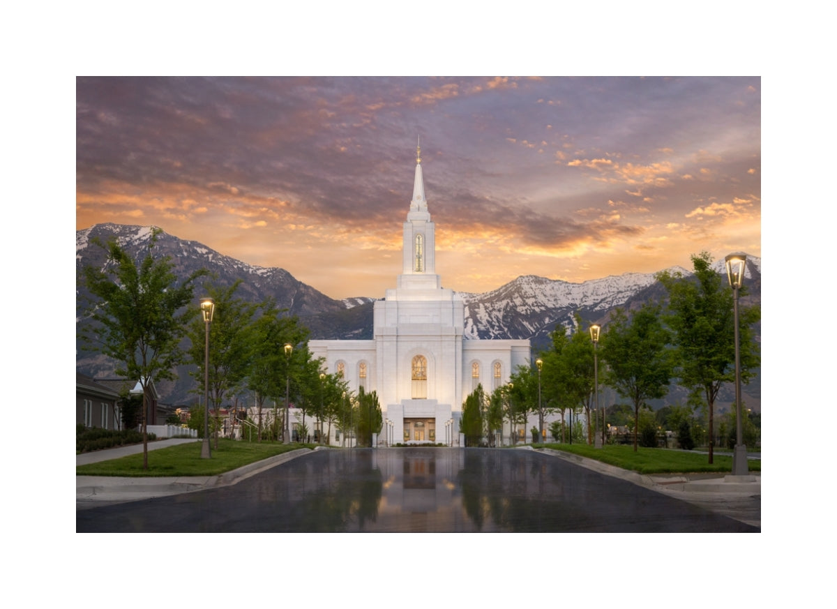 Orem Temple - Sunrise